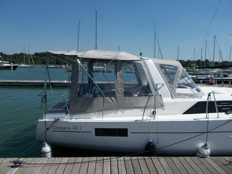 Beneteau Oceanis 41.1 Bimini Conversion to fit Tecsew Bimini