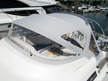 Arcona 430 Sprayhood recover for factory fit original, CIDER WITH ROSIE