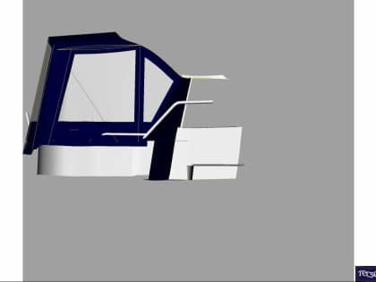 Aquador 32 c mk 2, cockpit cover, rendered (2)