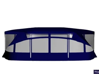 Athena 38 Catamaran cockpit Enclosure001