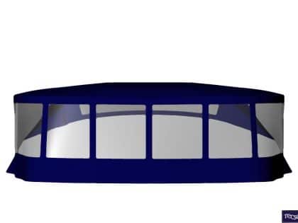 Athena 38 Catamaran cockpit Enclosure005