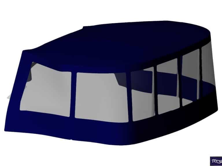 Athena Catamaran Cockpit Enclosure, Serenity, 3D CAD