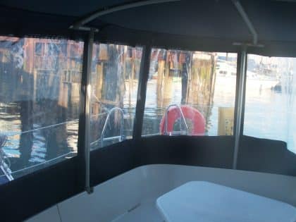 Athena 38 Catamaran cockpit Enclosure015