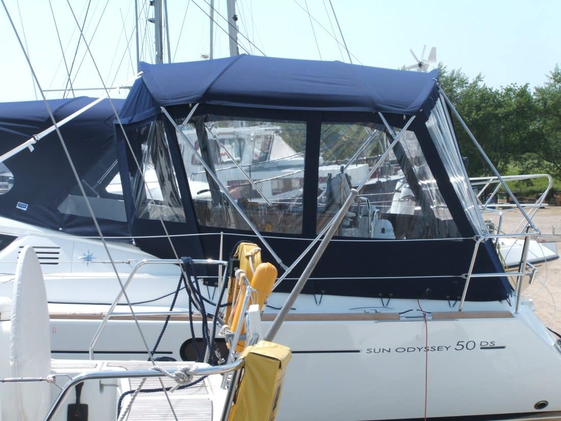 Jeanneau Sun Odyssey 50ds Bimini Conversion