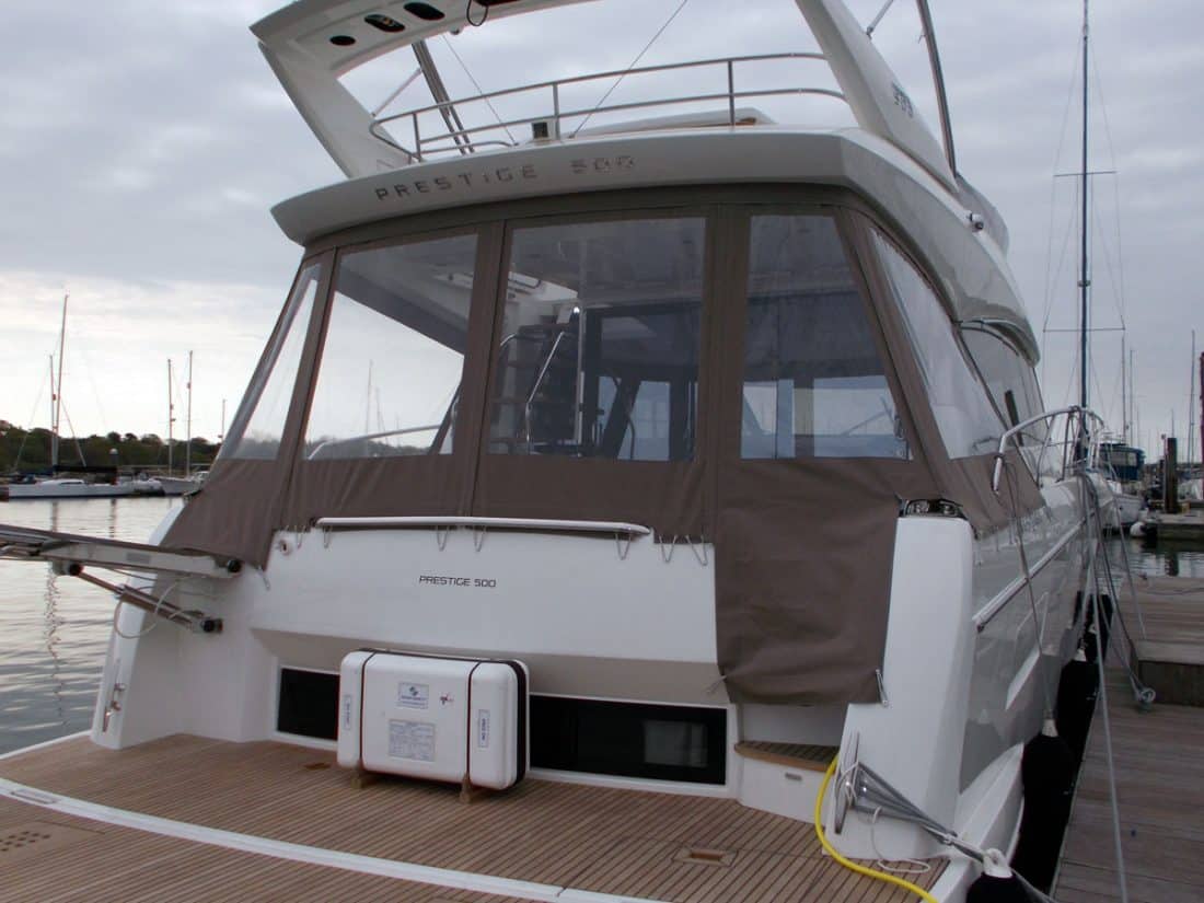 Jeanneau Prestige 500F Cockpit Enclosure