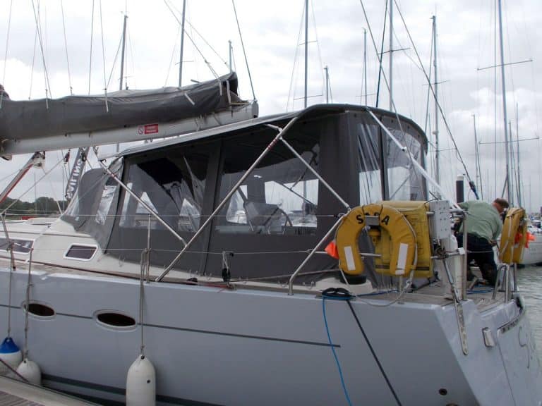 Hanse 531 Bimini Conversion to suit Tecsew standard Bimini