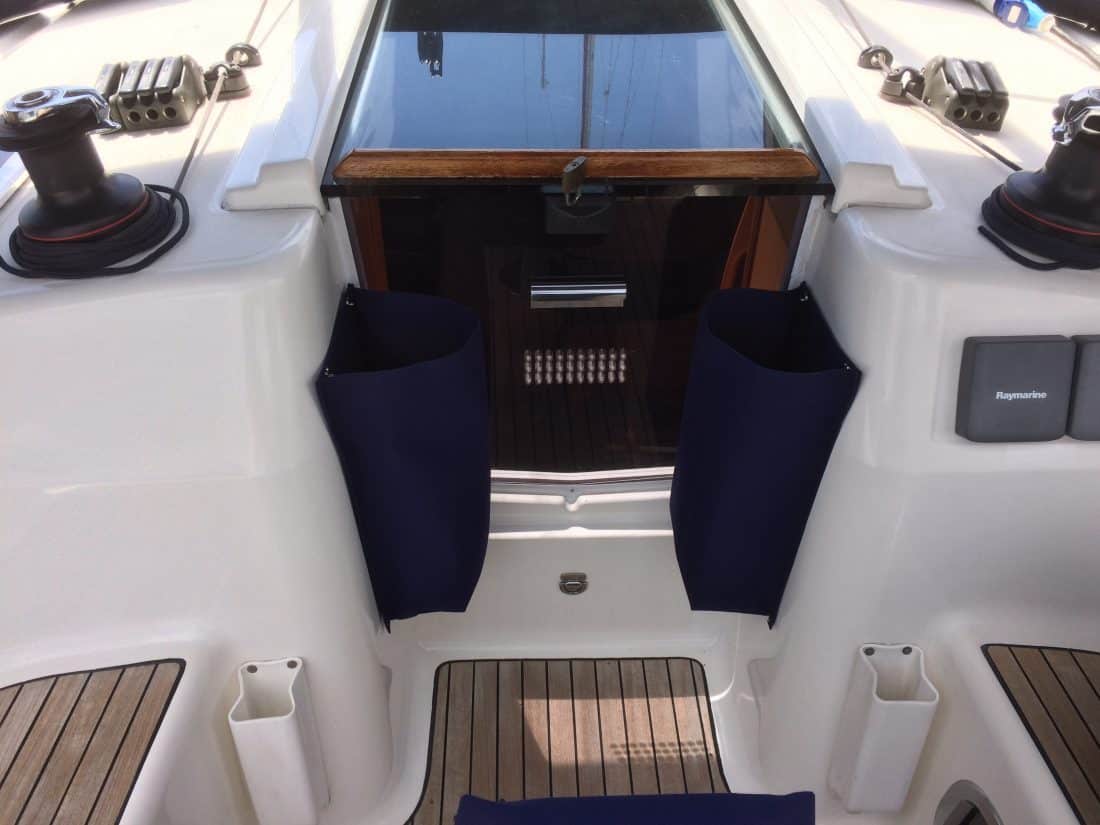 Dufour 365 companionway Halyard Bags
