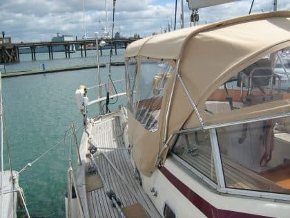 Najad 520 Bimini Conversion