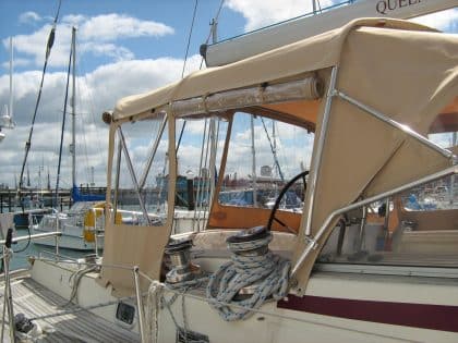 Najad 520 Bimini Conversion