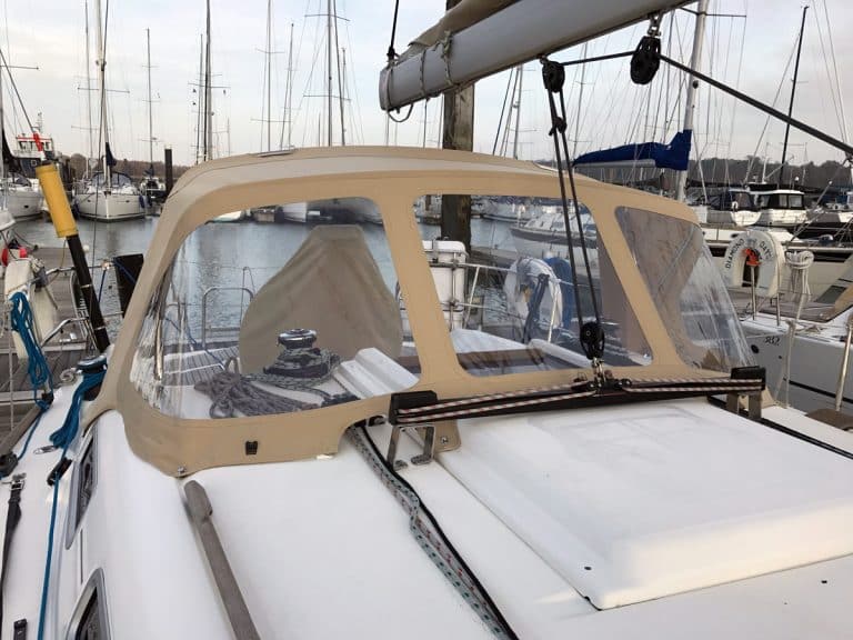 Dufour 325 Sprayhood recover for factory fit original