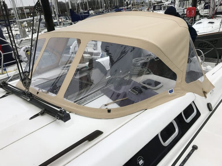 Dufour 405 Sprayhood recover for factory NV original, TYPE 2, OPIHR