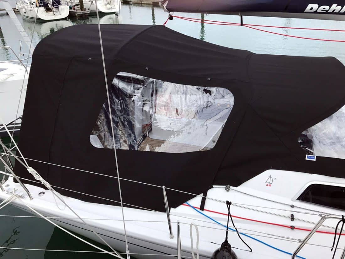 Dehler 34, 2016 model Cockpit Enclosure