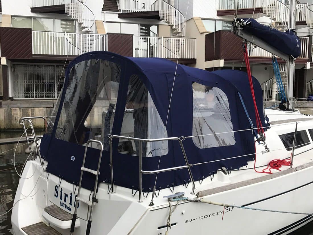 Jeanneau Sun Odyssey 30I Cockpit Enclosure to fit Tecsew standard Sprayhood