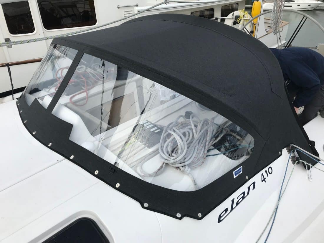 Elan 410 Sprayhood