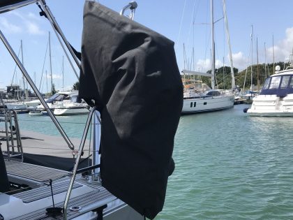 Fully enclosed outboard cover view 1