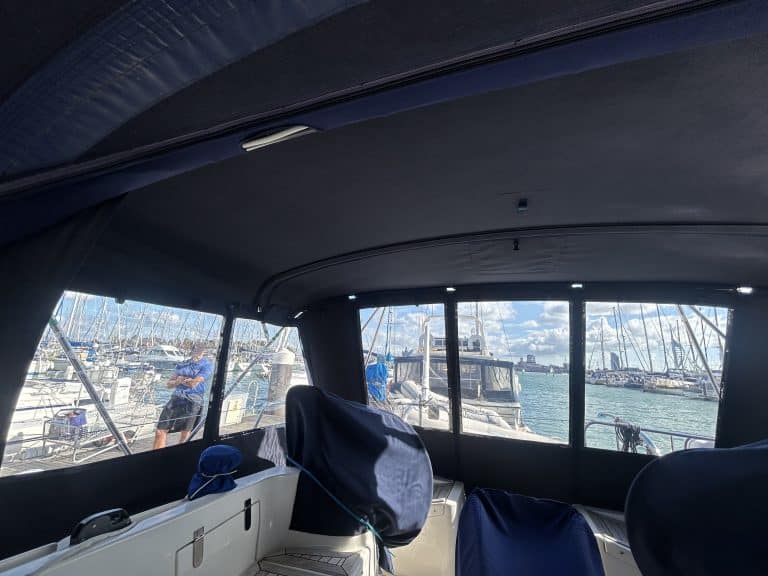 Bimini Conversion Enclosure – Southerly 38