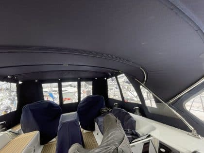 Hanse 455 Bimini Conversion
