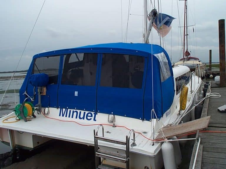 Catamaran, one-off design, Cockpit Enclosure