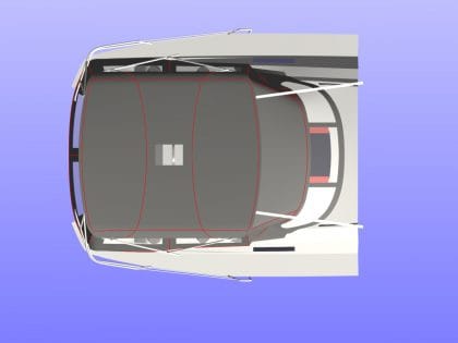 Bavaria Cruiser 37, 2014 model Bimini Conversion to fit Standard Tecsew Bimini