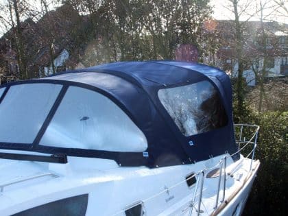 Jeanneau Sun Odyssey 42DS Cockpit Enclosure fitted to Tecsew Sprayhood, pre 2009 model