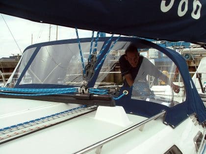 Sabre 386 Sprayhood