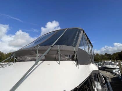 Sealine F46 Tecsew Flybridge Bimini and Bimini Conversion ref 2122 (1)