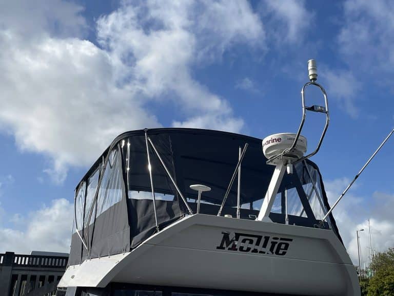 Sealine F46 Tecsew Flybridge Bimini and Bimini Conversion ref 2122 (10)