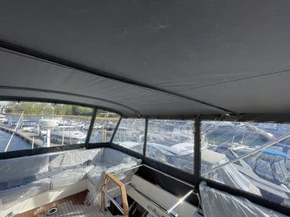 Sealine F46 Tecsew Flybridge Bimini and Bimini Conversion ref 2122 (7)
