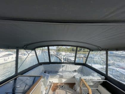 Sealine F46 Tecsew Flybridge Bimini and Bimini Conversion ref 2122 (8)