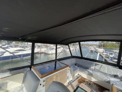 Sealine F46 Tecsew Flybridge Bimini and Bimini Conversion ref 2122 (9)