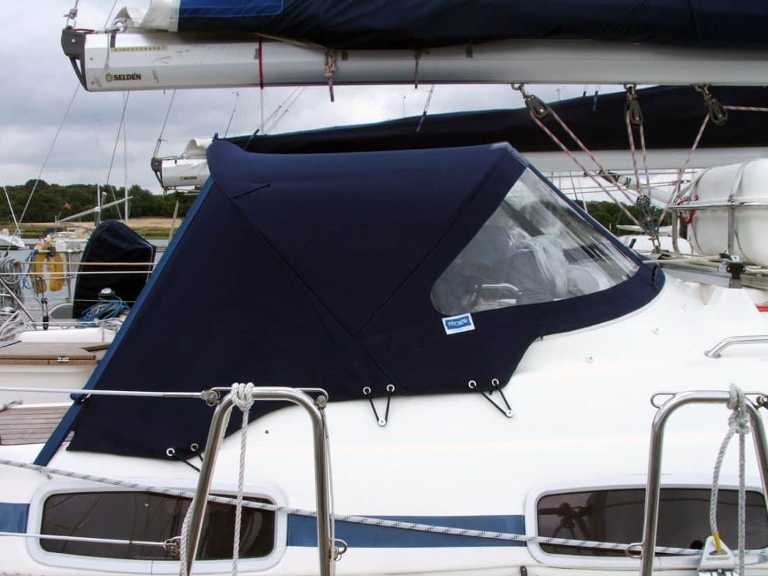 Bavaria 50 Cruiser Sprayhood recover for CJ original