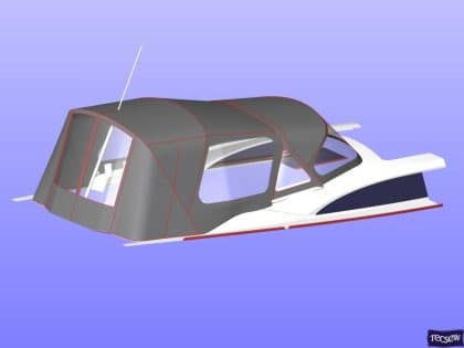 bavaria vision 42 higher design cockpit enclosure 13