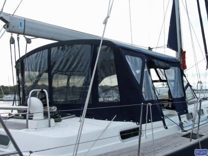 beneteau 57 sprayhood bimini and bimini conversion recovers 3