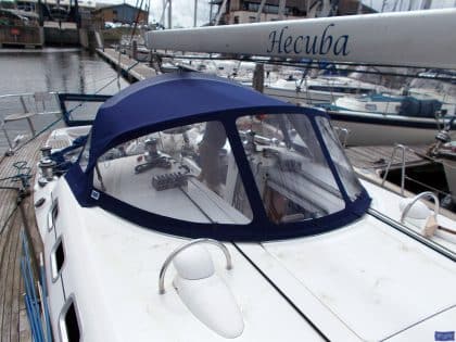 beneteau first 477 sprayhood recover for factory fit original 1
