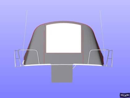 beneteau oceanis 37 cockpit enclosure fitted to factory suppli 21