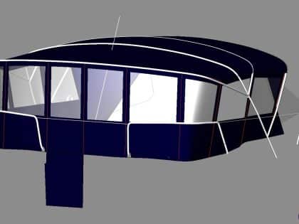 beneteau oceanis 46 bimini conversion to suit tecsew bimini and sprayhood 4