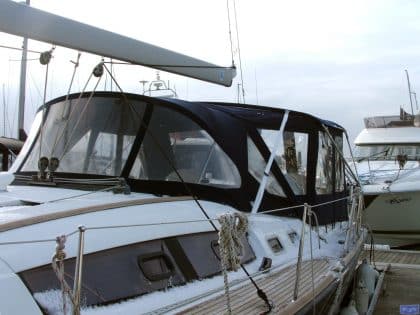 beneteau oceanis 50 2006 model bimini conversion 2
