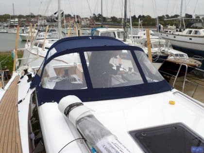 dehler 38 sprayhood with revised window layout 1