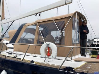 discovery 54 bimini conversion fitted to tecsew bimini 2