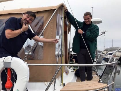 discovery 54 bimini conversion fitted to tecsew bimini 4