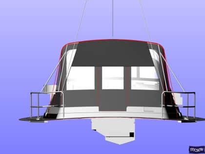 discovery 54 bimini conversion fitted to tecsew bimini 8
