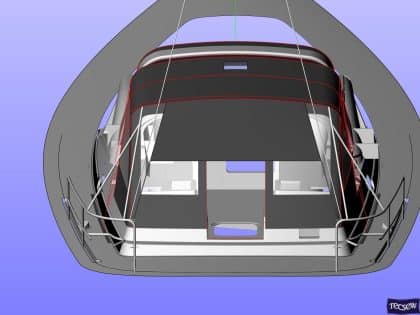 discovery 54 bimini conversion fitted to tecsew bimini 9