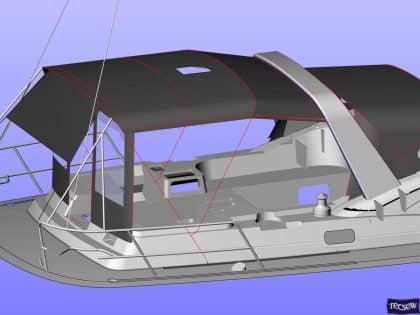 discovery 54 bimini conversion fitted to tecsew bimini ref 8949 11
