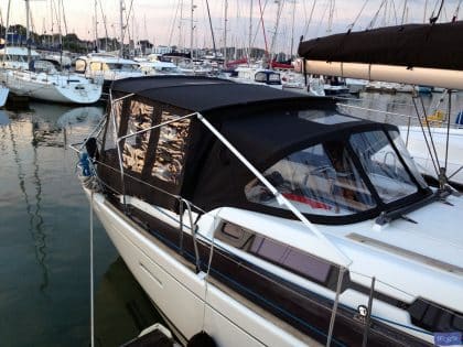 dufour 405 bimini conversion 10