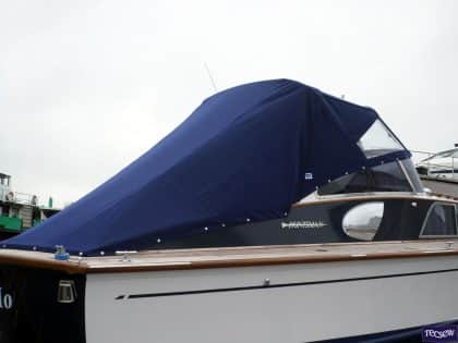 fairey huntsman 31 zip attached tonneau fitted to tecsew sprayhood 3