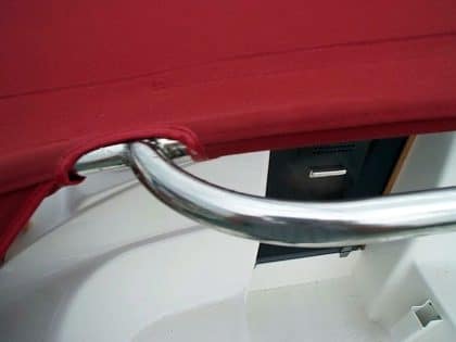 Sprayhood Grab Bar, welded