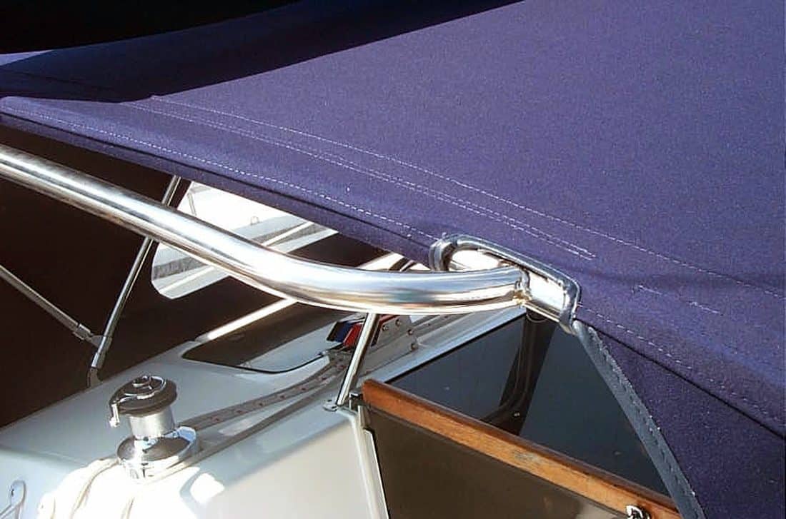 Sprayhood Grab Bar, welded