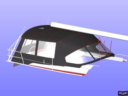hanse 455 bimini conversion 7