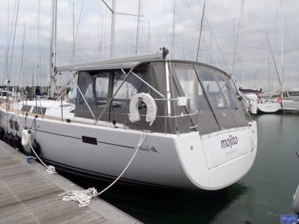 hanse 505 bimini conversion fitted to tecsew standard bimini 3