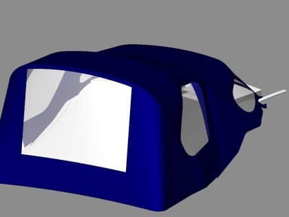 hirondelle catamaran harmony sprayhood recover and new cockpit enclosure 6